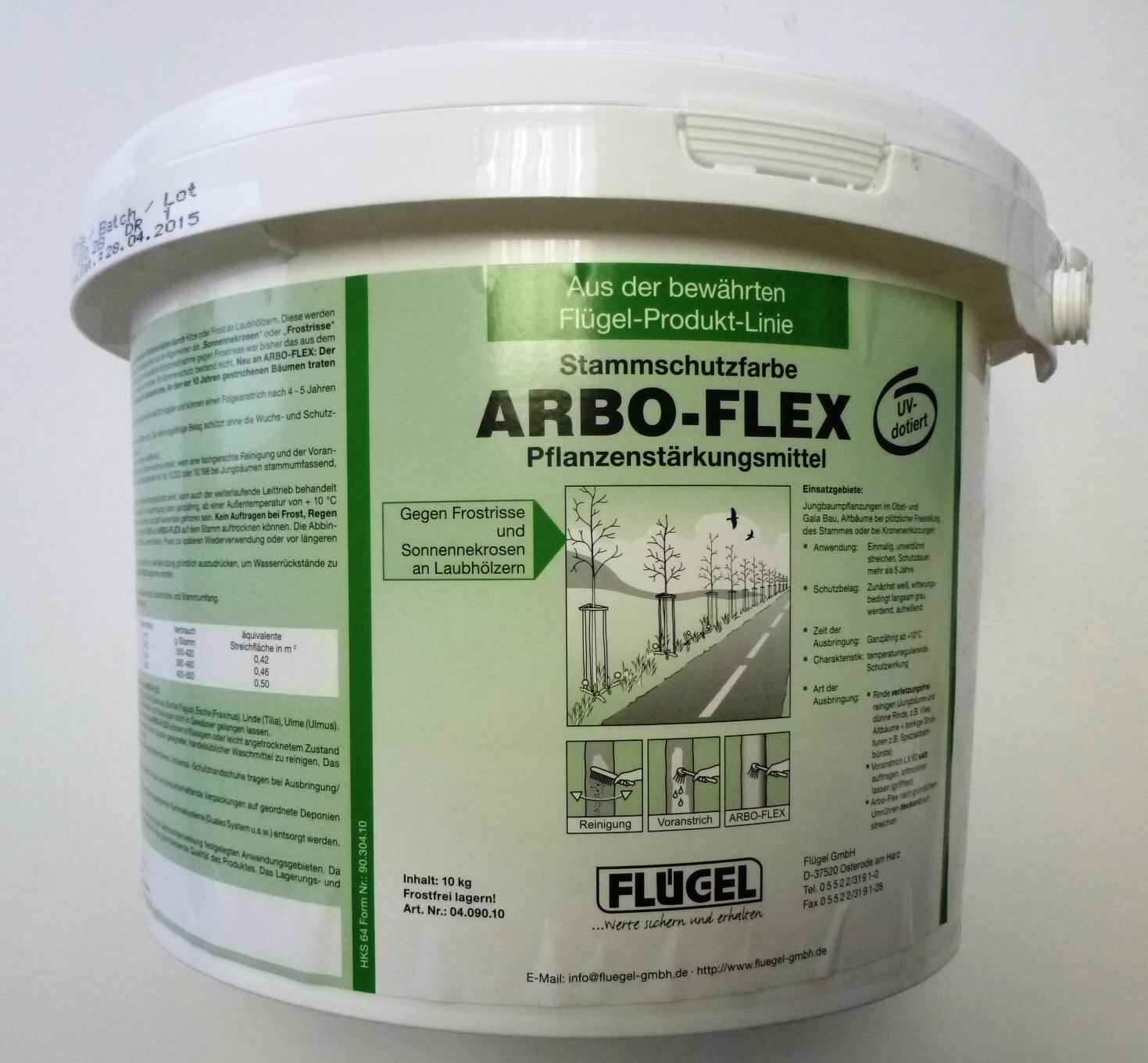 ArboFlex Stammschutzfarbe (10 kg) inkl. 1 Schleifvlies