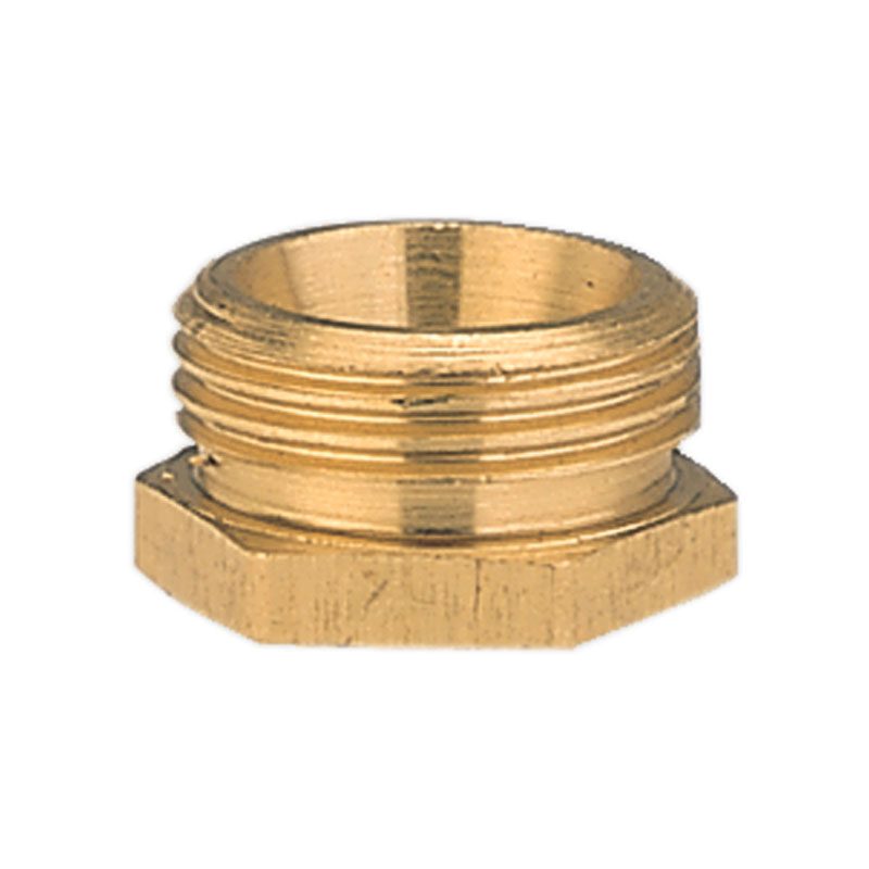 Messing-Reduzierstück, 26,5 mm (G 3/4)-AG /21 mm (G 1/2)-IG